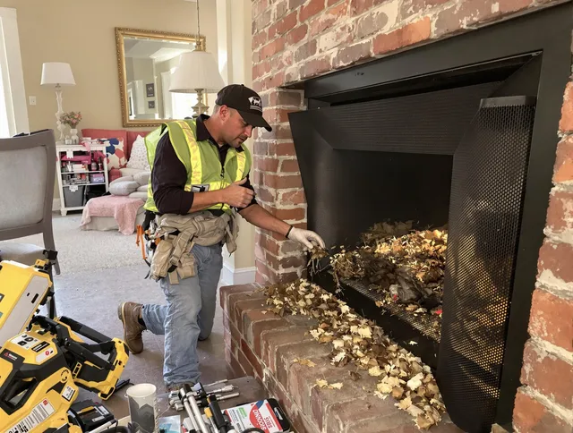 Safe screening installation by Bedford Heights Chimney Sweep in Bedford Heights, OH