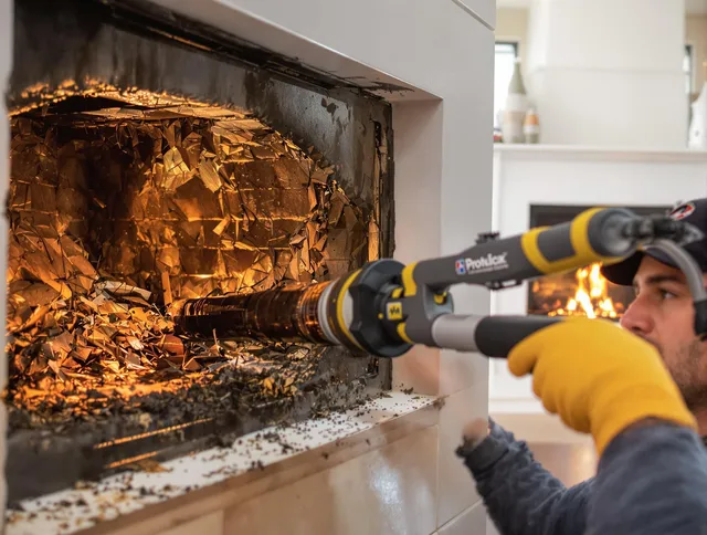 Professional chimney cleaning by Bedford Heights Chimney Sweep in Bedford Heights, OH