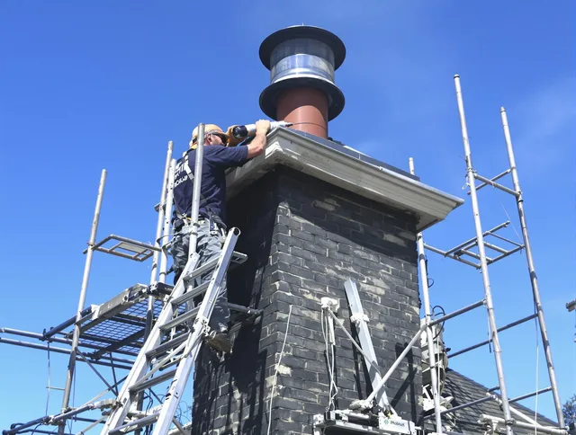 Sturdy chimney crown finished by Bedford Heights Chimney Sweep in Bedford Heights, OH