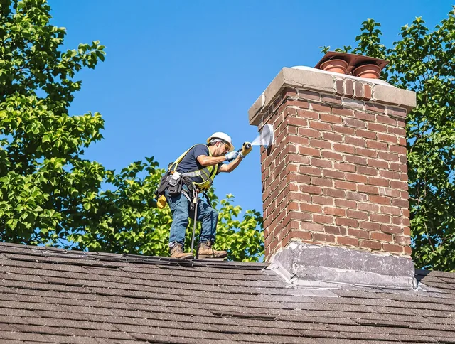 Bedford Heights Chimney Sweep performing an inspection with advanced tools in Bedford Heights, OH