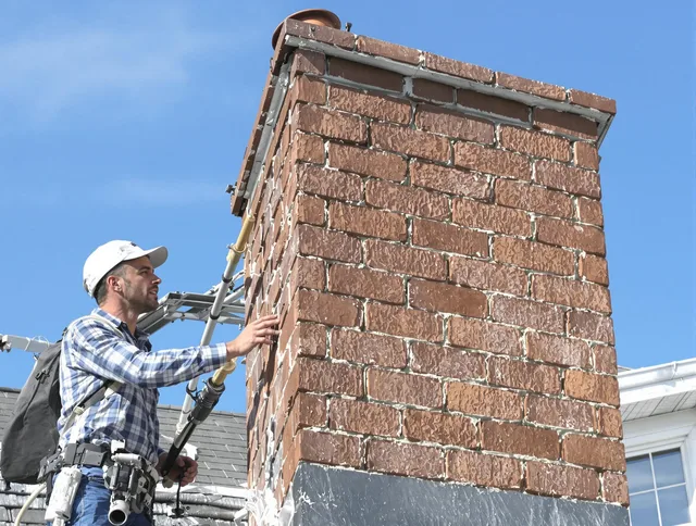 Brickwork for a chimney rebuild by Bedford Heights Chimney Sweep in Bedford Heights, OH