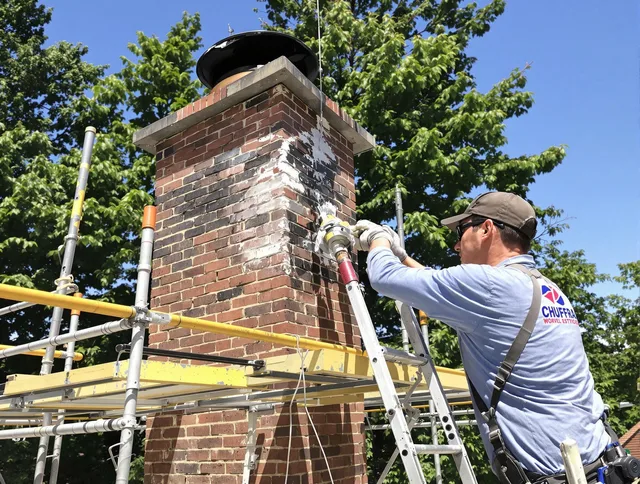 Structural chimney repair by Bedford Heights Chimney Sweep in Bedford Heights, OH