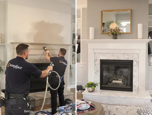 Professional soot removal by Bedford Heights Chimney Sweep team in Bedford Heights, OH